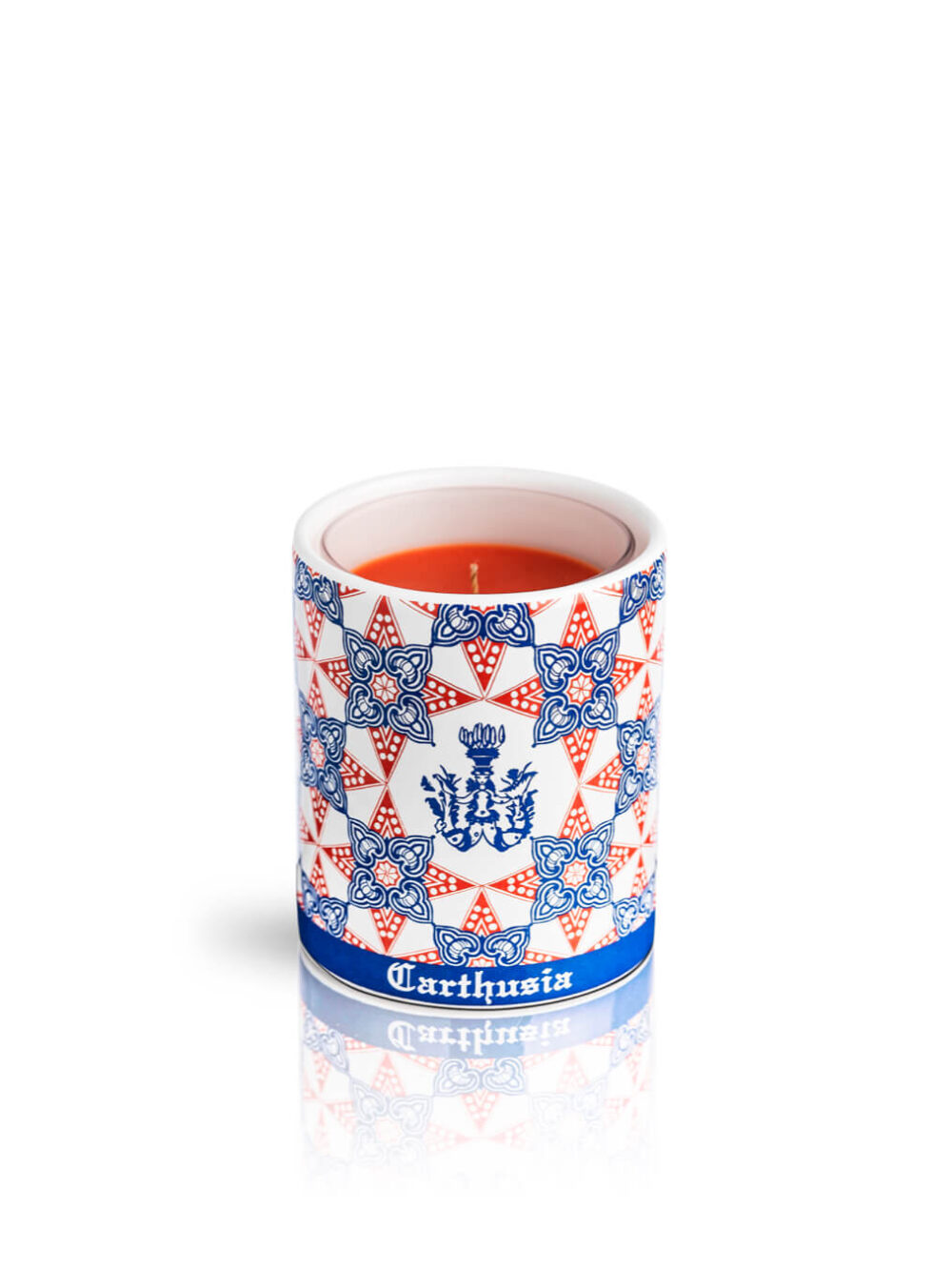 Portacandela in Ceramica Rosso 1